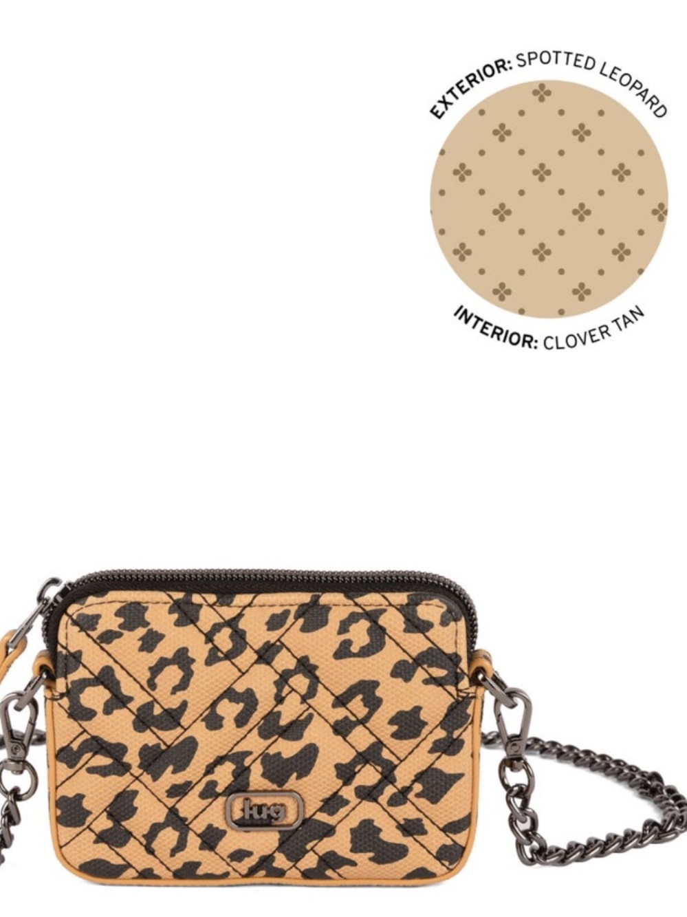 Juke Matte Luxe VL Mini Bag. Spotted Leopard